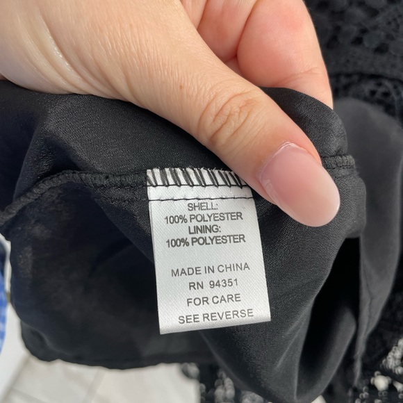 EUC Jade Lace Shift Dress Sz L - Picture 5 of 8